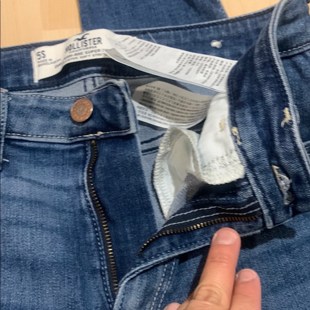 Women's hollister Blue Jeans 5s w27 L26 - Picture 5 of 9
